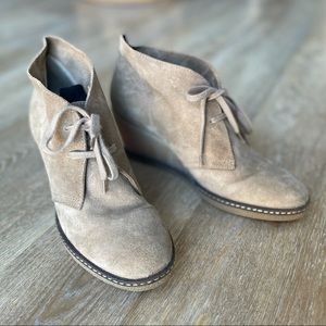 J. Crew MacAlister Wedge Boot, size 7